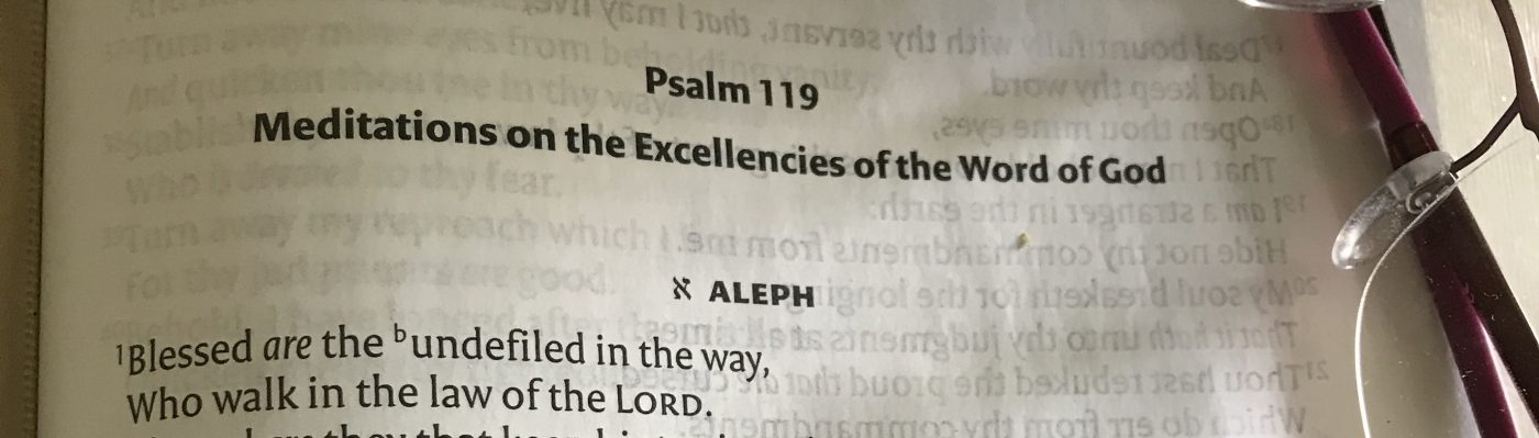 Read Psalm 119